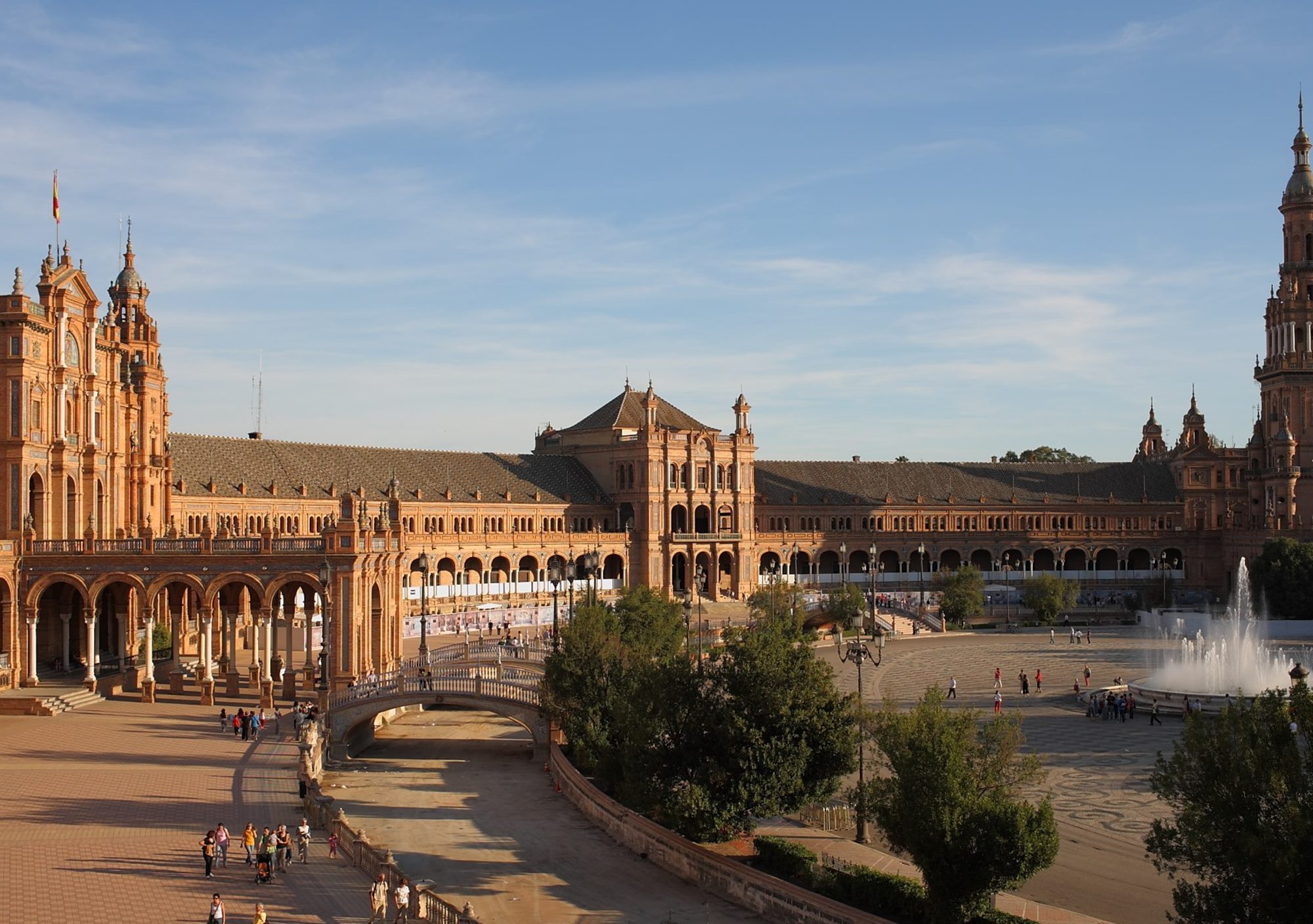 reservar online tours guiados Sevilla de Película Plaza de España y Parque María Luisa